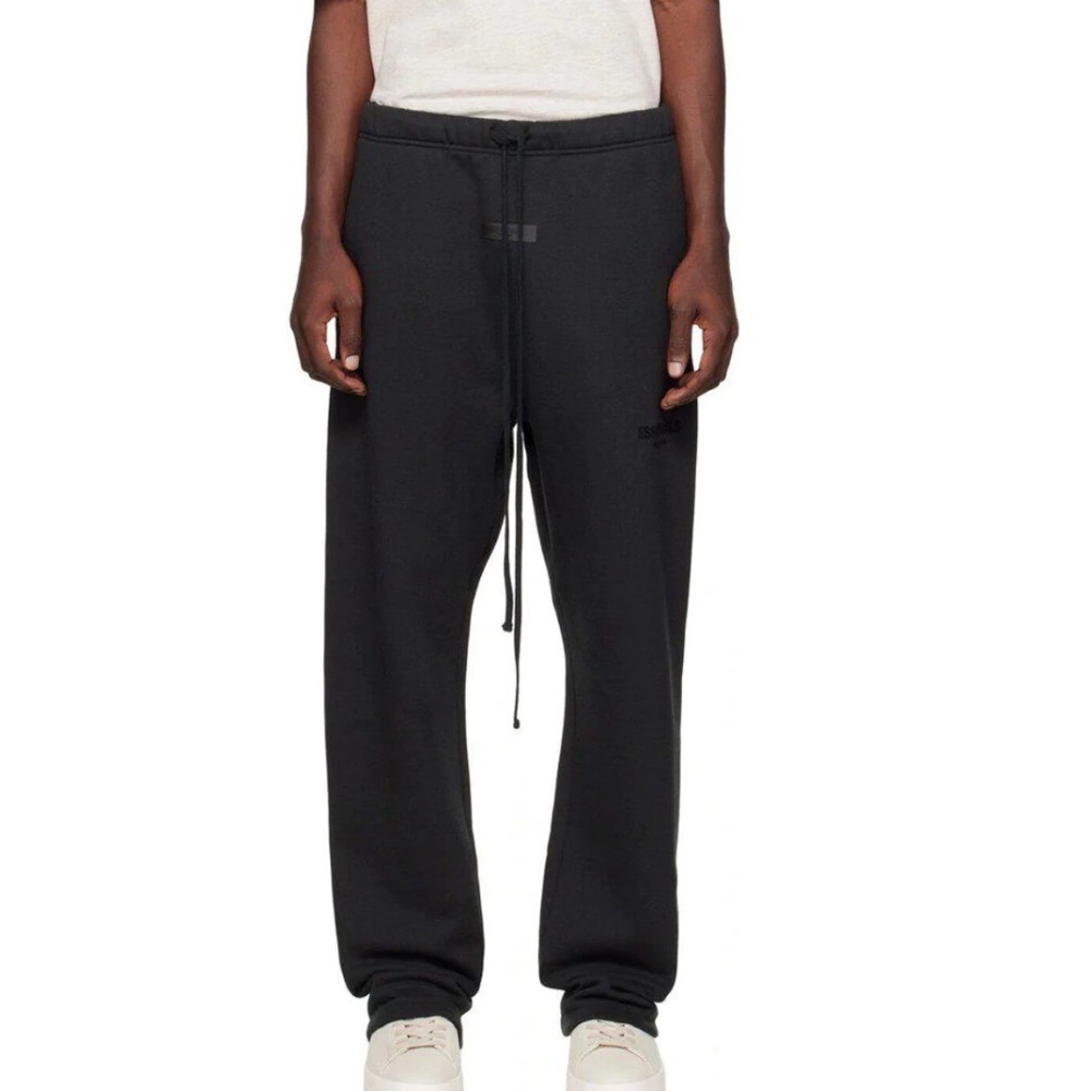 Fear of God Essentials Sweatpants Stretch Limo Black XS New With Tags